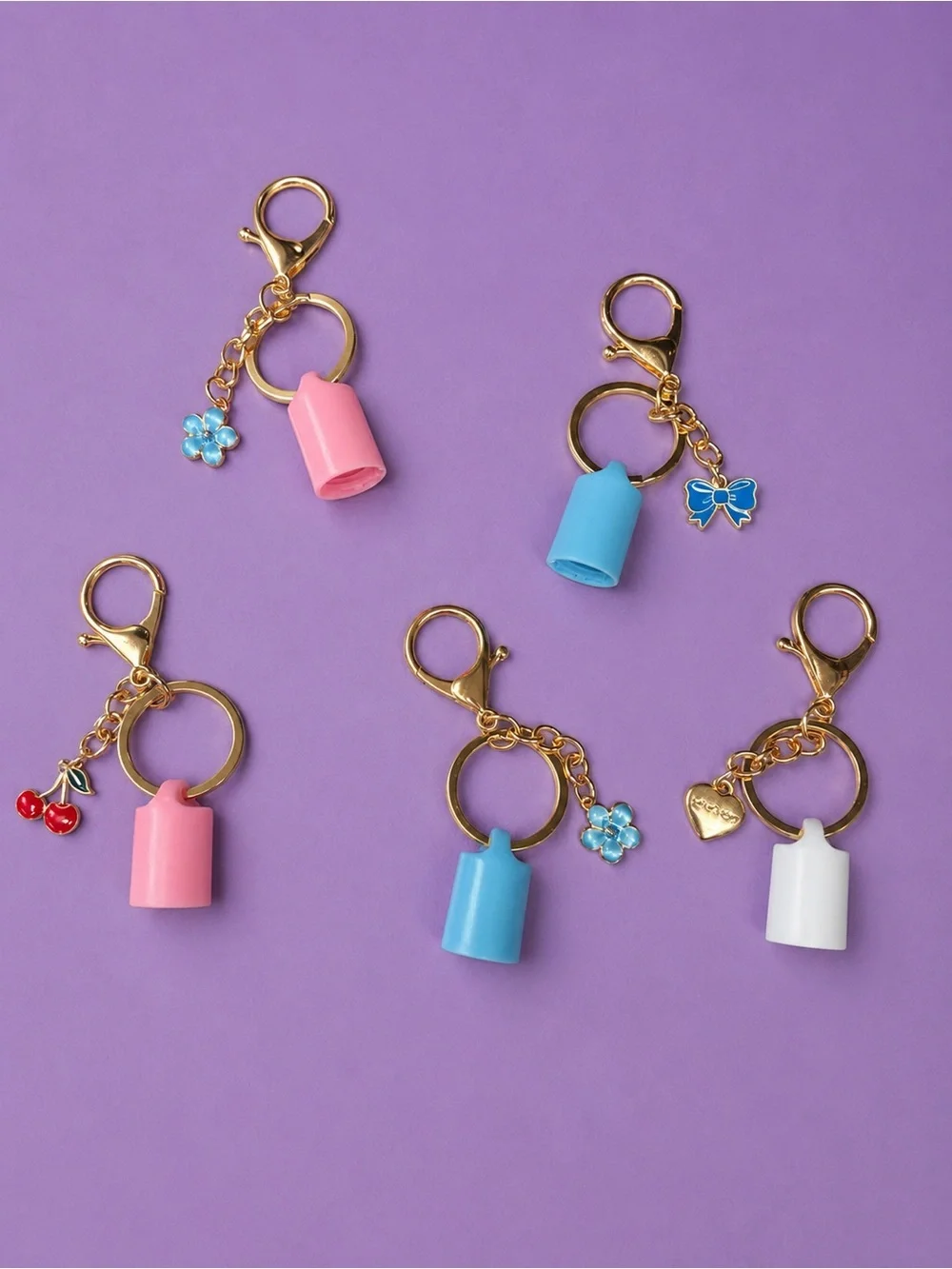 Lipgloss Keychain Purse Charm NWT (Choose One)